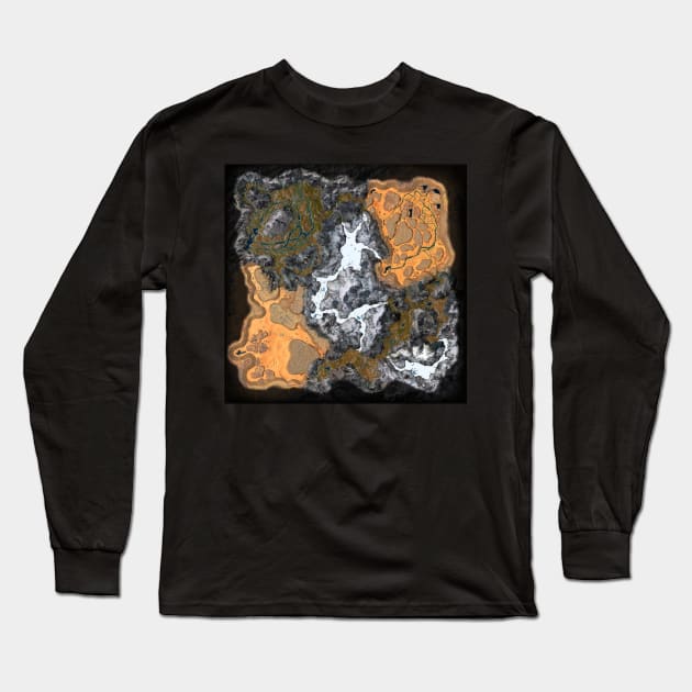 Icarus Map Long Sleeve T-Shirt by Pliax Lab